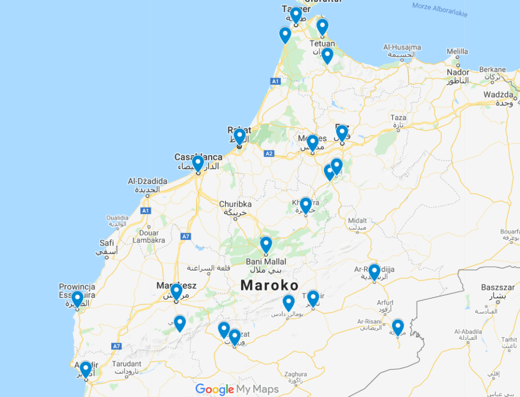 Plan podróży po Maroku