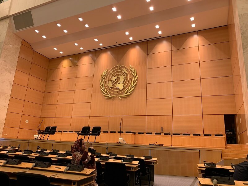 Zwiedzanie ONZ w Genewie