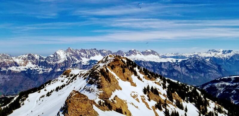 Chodzenie po górach Szwajcaria
