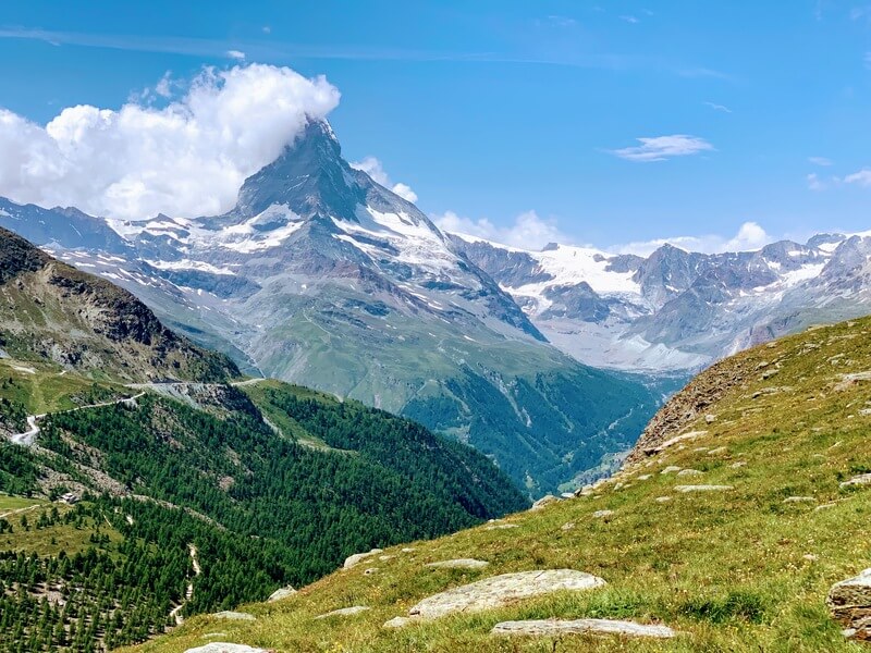 Chodzenie po górach Szwajcaria