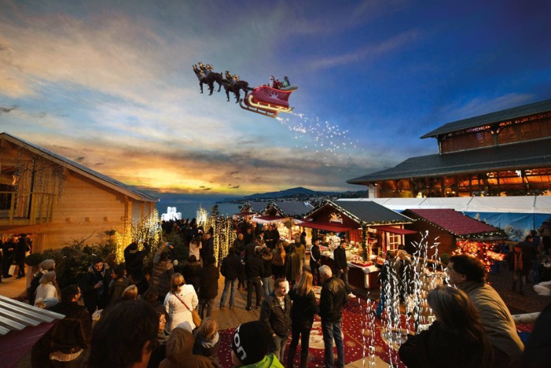 Jarmark bożonarodzeniowy w Montreux